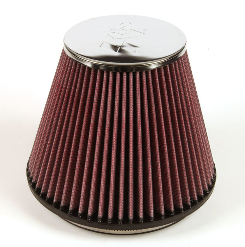 K&N Engineering Round Tapered Universal Air Filter 6-inch Flange for Automotive Applications