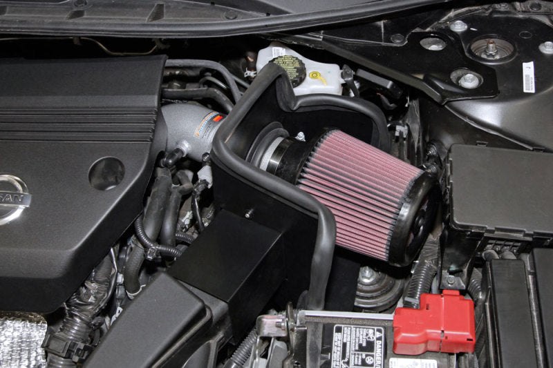 K&N 69 Series Typhoon Performance Intake Kit for 2013-2015 Nissan Altima 2.5L L4 - Silver