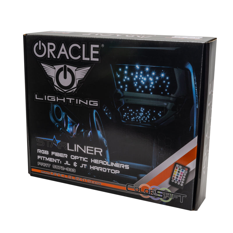 Oracle StarLINER Fiber Optic Hardtop Headliner for Jeep Wrangler JL & Gladiator JT with ColorSHIFT Technology