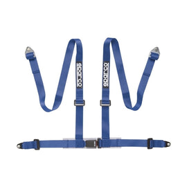 Sparco 2 Inch Blue 4-Point Bolt-In Racing Harness Belt * Part Number SPA04604BV1AZ