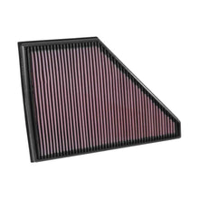 Load image into Gallery viewer, K&amp;N Engineering 33-5056 High-Flow Reusable Air Filter for 2017-2018 Cadillac XT5 and GMC Acadia 3.6L V6