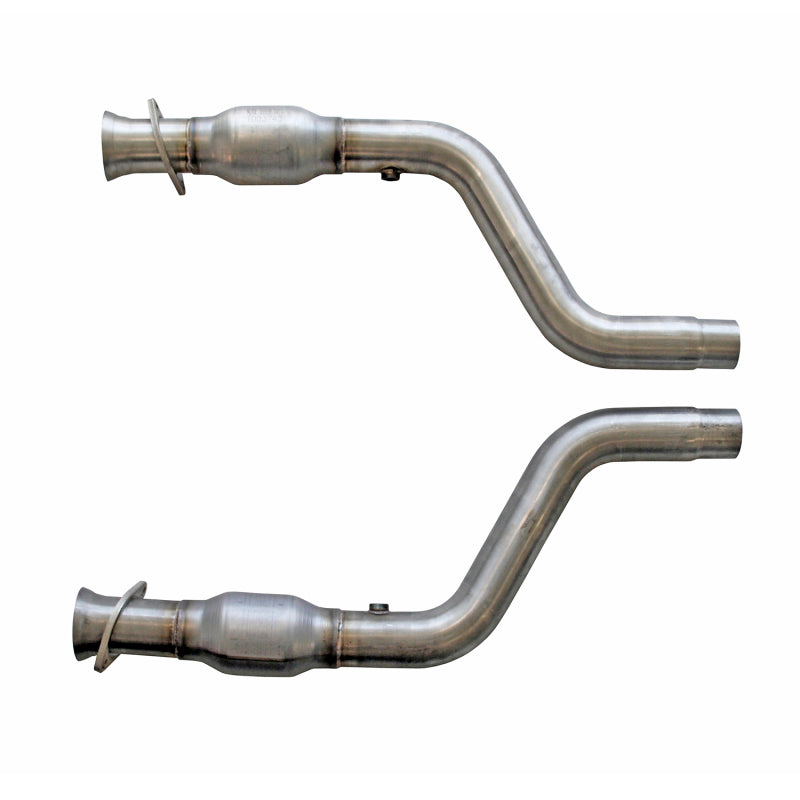 BBK Performance 1796 Short Mid X Pipe with Catalytic Converters for 2005-2008 Dodge Ram 1500 and 2007-2015 Dodge Challenger/Charger with Long Tube Headers