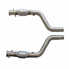 BBK Performance 1796 Short Mid X Pipe with Catalytic Converters for 2005-2008 Dodge Ram 1500 and 2007-2015 Dodge Challenger/Charger with Long Tube Headers