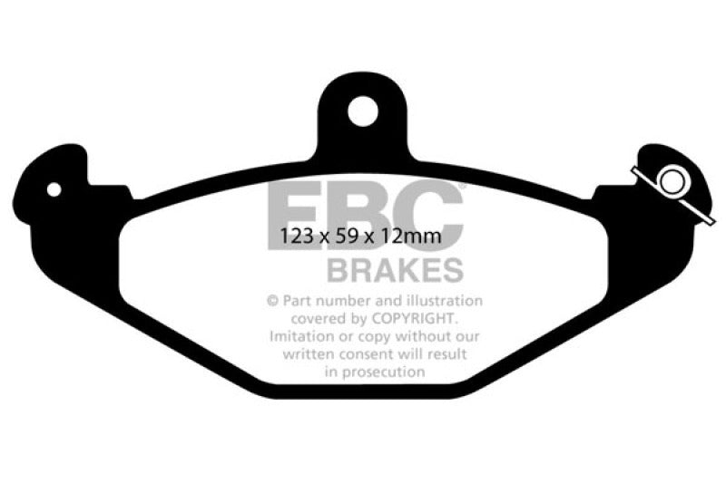 EBC Greenstuff 2000 Series Sport Brake Pads for Lotus 2009-2011 Models * Part Number ebcDP2885/2