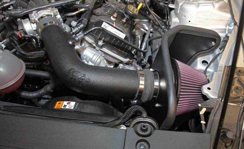 K&N Engineering 57-2594 Cold Air Intake Kit for 2015-2017 Ford Mustang 3.7L V6