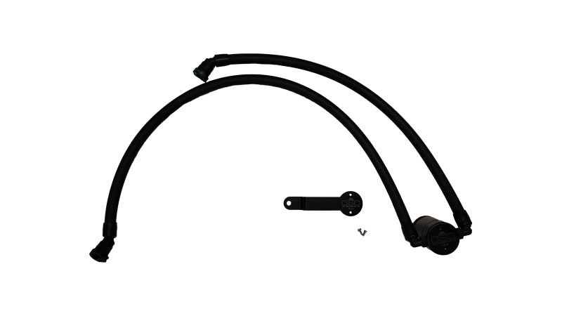 J&L Oil Separator 3.0 PCV Side JLT3125P-B, Black Anodized for 2017-2026 Chrysler Pacifica and 2020-2026 Chrysler Voyager