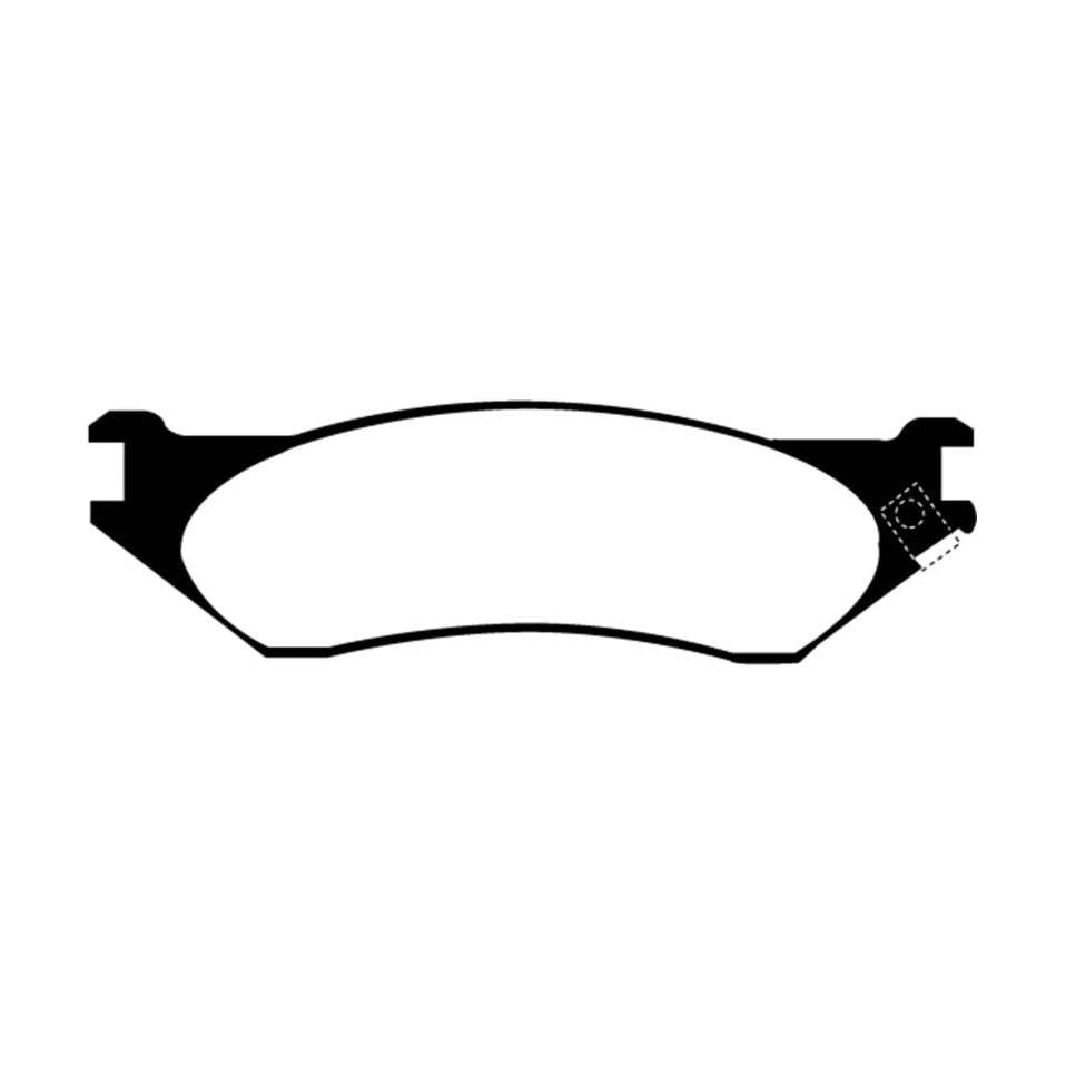 EBC Yellowstuff Brake Pads for Street and Track - Part Number ebcDP41267R