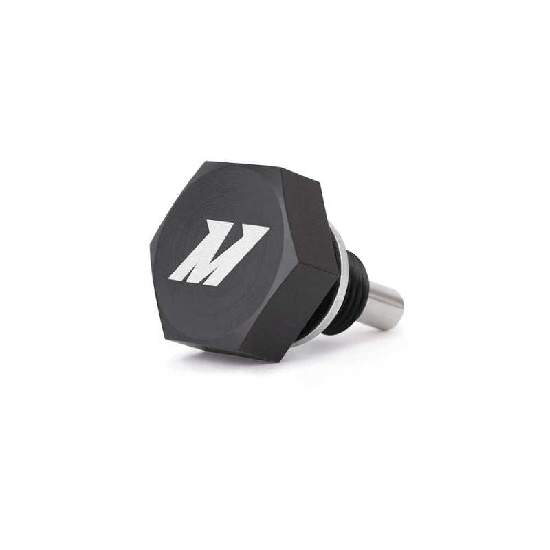 Mishimoto Magnetic Oil Drain Plug M12x1.75 Black - Protect Your Engine from Metal Fragments