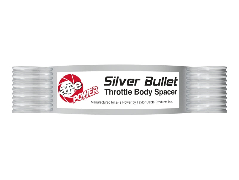 aFe Silver Bullet Aluminum Throttle Body Spacer for Chevrolet Corvette C8 (2020-2025) * Improves Performance and Throttle Response