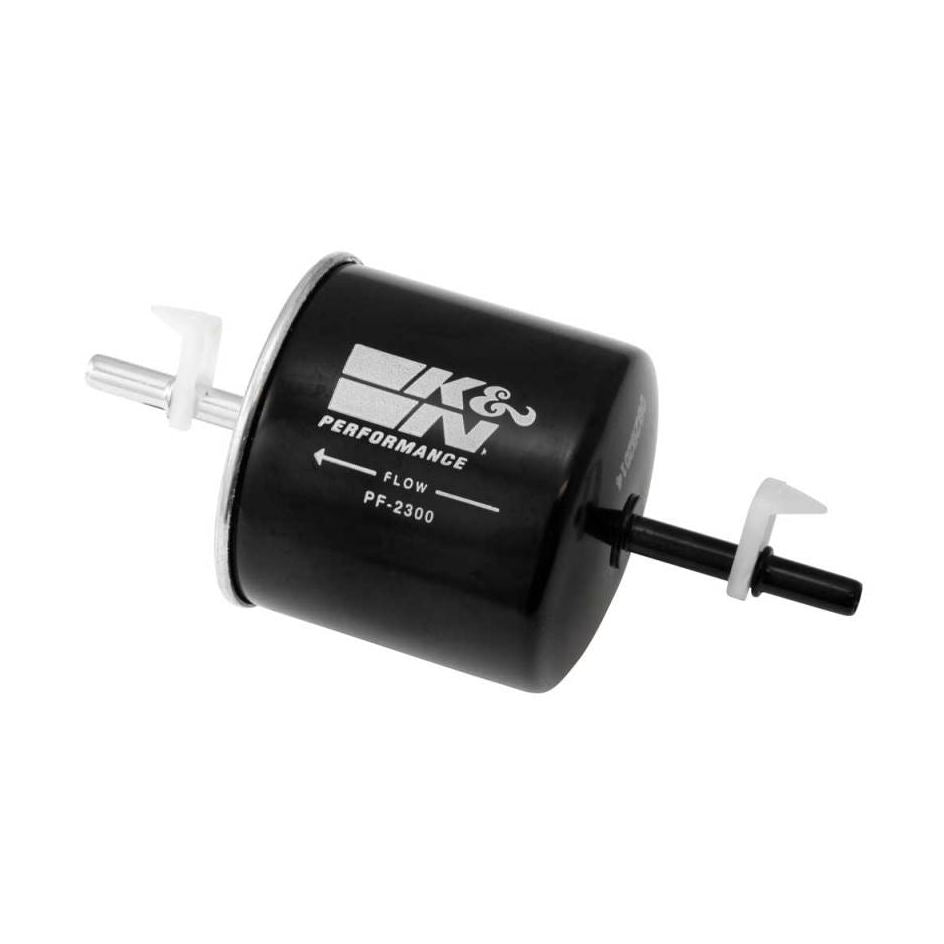 K&N Engineering Fuel Filter Part Number KNNPF-2300 for Volvo XC90 - High Flow, Durable Steel Housing