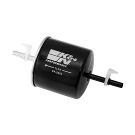 K&N Engineering Fuel Filter Part Number KNNPF-2300 for Volvo XC90 - High Flow, Durable Steel Housing