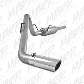 MBRP Armor Lite Series Cat Back Exhaust System for Dodge Ram 1500 2004-2005 5.7L Hemi - Single Side Exit with 4-inch Tip