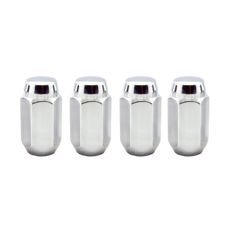 McGard Hex Lug Nut (Cone Seat) 9/16-18 / 7/8 Hex / 1.75in. Length (4-Pack) - Chrome