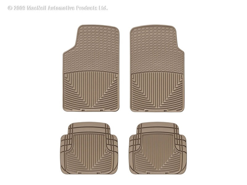 WeatherTech All-Weather Floor Mats wetW3TN-W50TN for 1998-2007 Volvo C70 and 2007 Audi S4, Tan