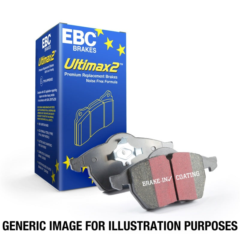 EBC Ultimax OEM Replacement Brake Pads for Honda CR-V 2005-2013, Part No. EBC UD1086