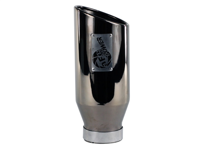 aFe MACH Force-Xp Exhaust Tip 4 Inch Inlet x 6 Inch Outlet, Black Chrome Finish
