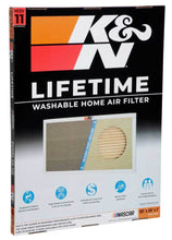 Load image into Gallery viewer, K&amp;N HVAC Filter - 20 x 25 x 1, Reusable Pleated Synthetic Media, MERV 11 Rating