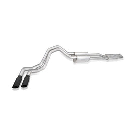 Stainless Works 20-21 Ford F-250/F-350 7.3L 304 Stainless Steel Legend Catback Exhaust with 4-inch Matte Black Tips