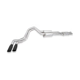 Stainless Works 20-21 Ford F-250/F-350 7.3L 304 Stainless Steel Legend Catback Exhaust with 4-inch Matte Black Tips
