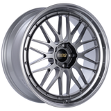 BBS LM 19x11 Inch 5x120mm Bolt Pattern Diamond Black with Diamond Cut Lip Wheel - Part Number BBSLM435DBPK