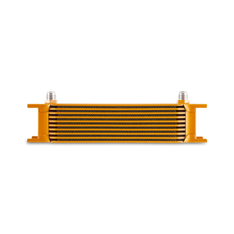 Mishimoto Universal -8AN 10-Row Oil Cooler - Gold