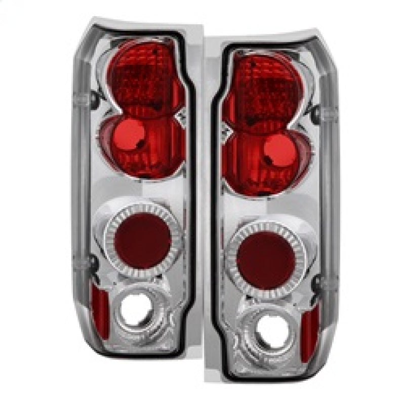 Spyder Euro Style Tail Lights for Ford F-150 1993-1996 and Bronco 1988-1996, Chrome * Part Number ALT-YD-FF15089-C