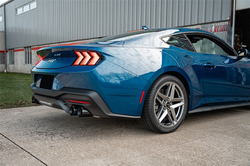 CORSA Performance 2024 Mustang GT 5.0L Cat-Back Exhaust System with Twin 4-inch Black Tips
