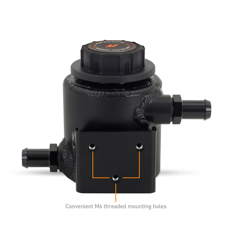Mishimoto Universal Aluminum Coolant Expansion Tank for Toyota Tundra and Tacoma – Micro Wrinkle-Black Finish