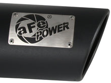 Load image into Gallery viewer, aFe Power Diesel Exhaust Tip Black - 4 in Inlet x 5 in Outlet x 12 in Length, Part Number afe49T40501-B12