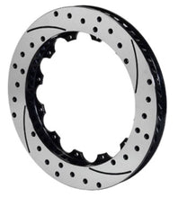 Load image into Gallery viewer, Wilwood SRP48 Performance Drilled Brake Rotor - 12.88 inch Diameter, 1.10 inch Thick, Left Hand, Black Finish Part Number WPIL60-13544-BK