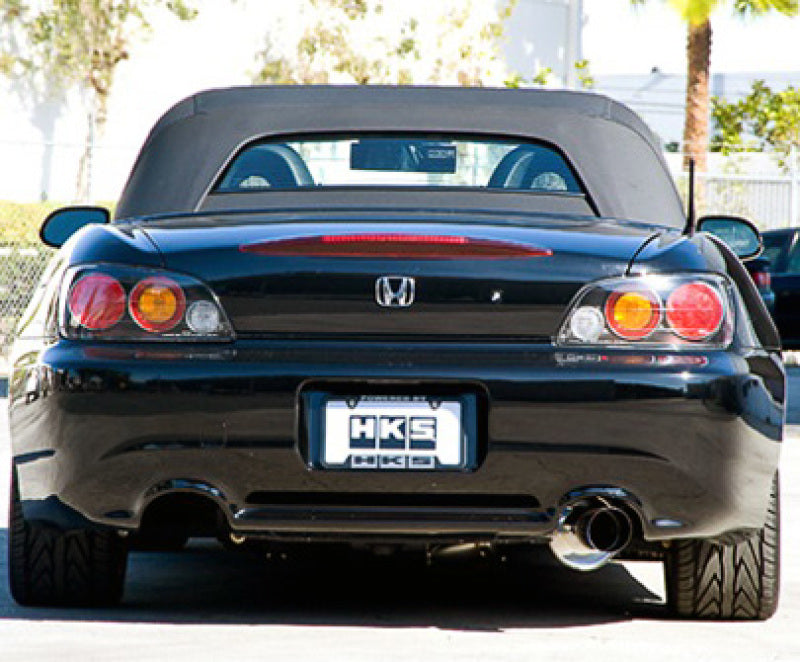 HKS Hi Power Racing Version Exhaust with Titanium Tip for 2000-2009 Honda S2000 * Part Number HKS32701-BH001