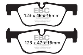 EBC DP22132 Greenstuff 2000 Series Rear Brake Pads for BMW