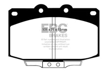 Load image into Gallery viewer, EBC Greenstuff 2000 Series Sport Brake Pads for Mazda RX-7 (Part No. EBCDP2763)