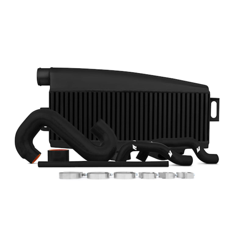 Mishimoto Subaru WRX/STI Top-Mount Intercooler Kit - Black Powder Coated with Black Hoses