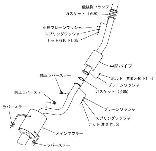 HKS Super Turbo Muffler for BCNR33 RB26DETT - Performance Exhaust System
