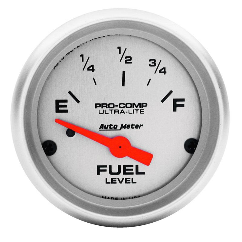 AutoMeter Ultra-Lite 52mm 73 Ohms/10 Ohms Short Sweep Electronic Fuel Level Gauge