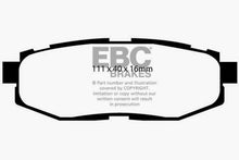 Load image into Gallery viewer, EBC Yellowstuff Rear Brake Pads for Scion FR-S and Subaru BRZ * High-Performance Street and Track Use, Part Number EBCDP41758R