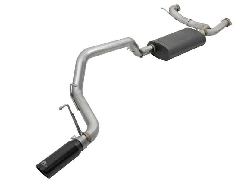 aFe MACH Force-Xp 3-inch Cat-Back Exhaust System with Black Tips for Nissan Patrol Y62 2010-2017 V8-5.6L