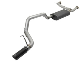 aFe MACH Force-Xp 3-inch Cat-Back Exhaust System with Black Tips for Nissan Patrol Y62 2010-2017 V8-5.6L