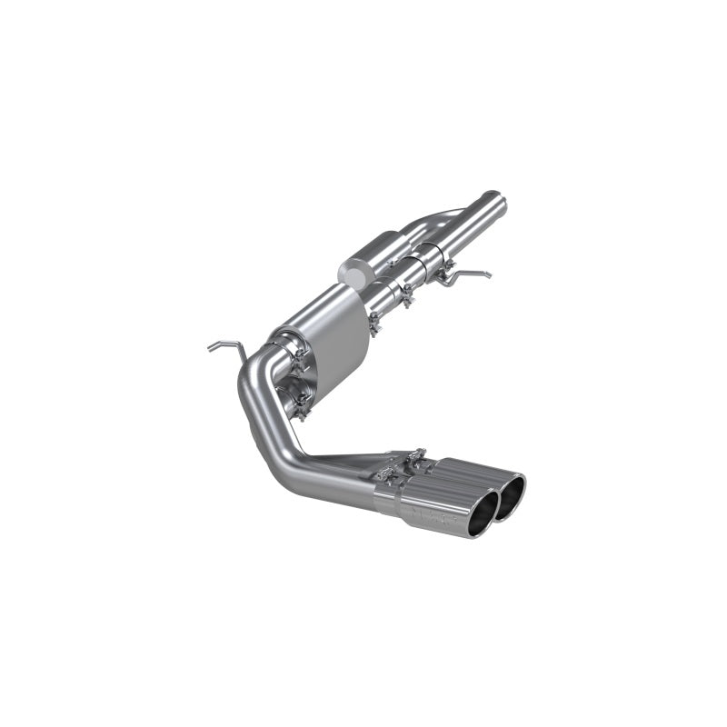 MBRP Armor Pro Series 3-inch Cat Back Exhaust System for Chevy Silverado 1500 and GMC Sierra 1500 - T304 Stainless Steel, Dual Outlet with 4-inch Tips