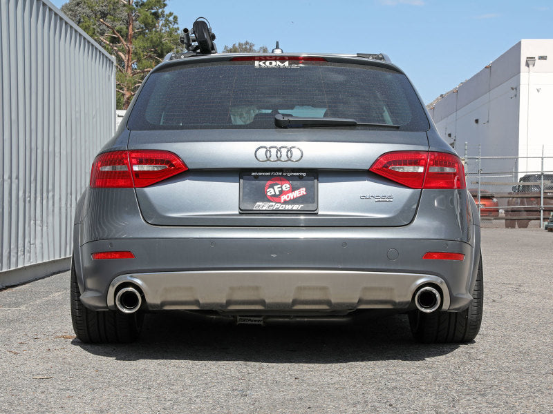 aFe MACH Force-Xp 13-16 Audi Allroad Stainless Steel Axle-Back Exhaust with Polished Tips