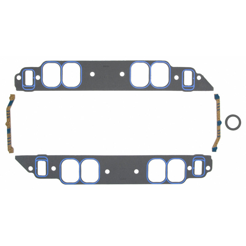 Fel-Pro 1281-4 Engine Intake Manifold Gasket Set for GM Marine Small Block V8