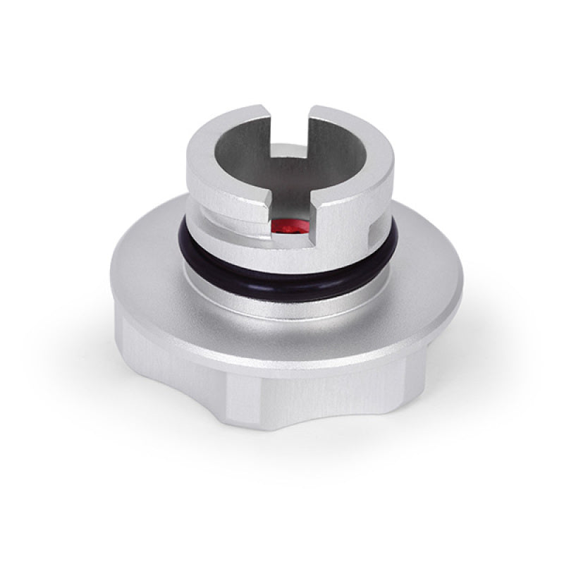 Mishimoto CNC Machined Billet Oil Filler Cap for Ford Mustang EcoBoost and Focus ST - Red