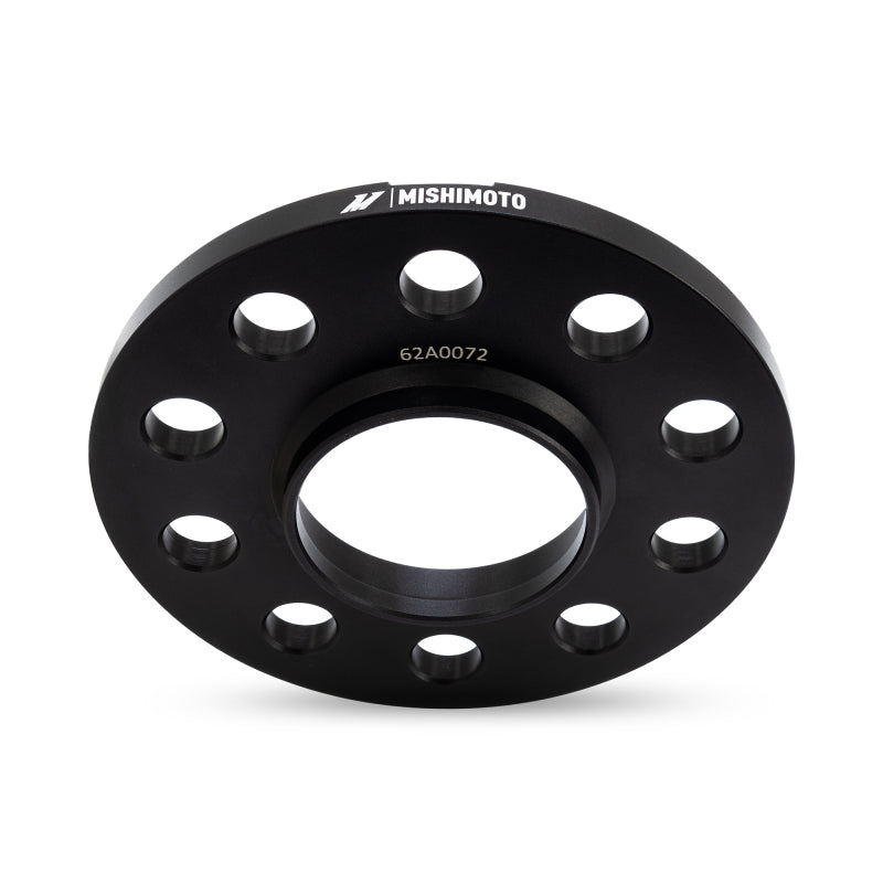 Mishimoto 5x112 Wheel Spacers, 10 mm, 66.5 mm Bore, M14x1.25 - Black | MMWS-015-100BK