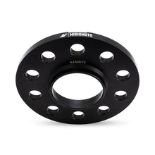 Load image into Gallery viewer, Mishimoto 5x112 Wheel Spacers, 10 mm, 66.5 mm Bore, M14x1.25 - Black | MMWS-015-100BK