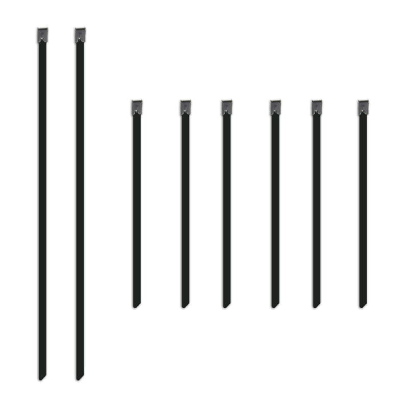 Mishimoto Stainless Steel Locking Ties Set – Secure Heat Wrap with High-Grade Material