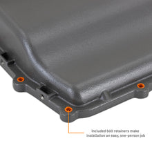 Load image into Gallery viewer, Mishimoto Aluminum Transmission Pan for Ford 10R60/10R80 — Fits 2017-2018 F-150, 2018 Mustang, and 2021+ Bronco