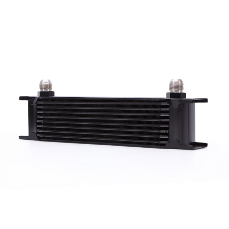 Mishimoto Universal 10 Row Oil Cooler - Black for Ford Mustang 2018-2021