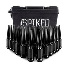 Load image into Gallery viewer, Mishimoto Steel Spiked Lug Nuts M14 x 1.5, 32-Piece Set in Black