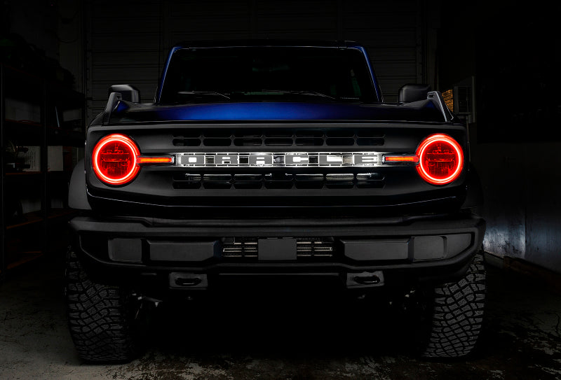Oracle Lighting 491996 ColorSHIFT Headlight Halo Kit with DRL Bar for 2021-2023 Ford Bronco - Base Headlights